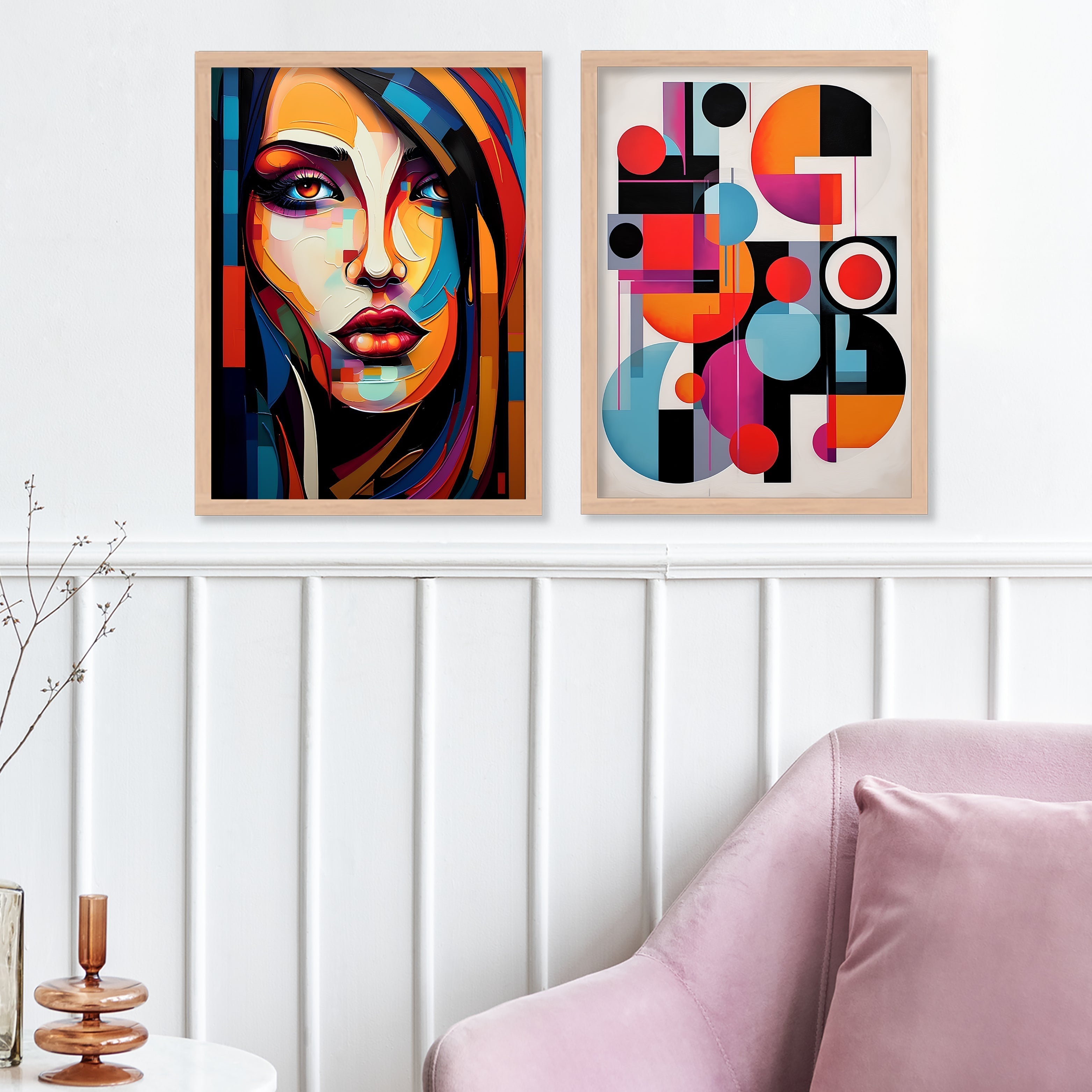 Lady Face Design Art