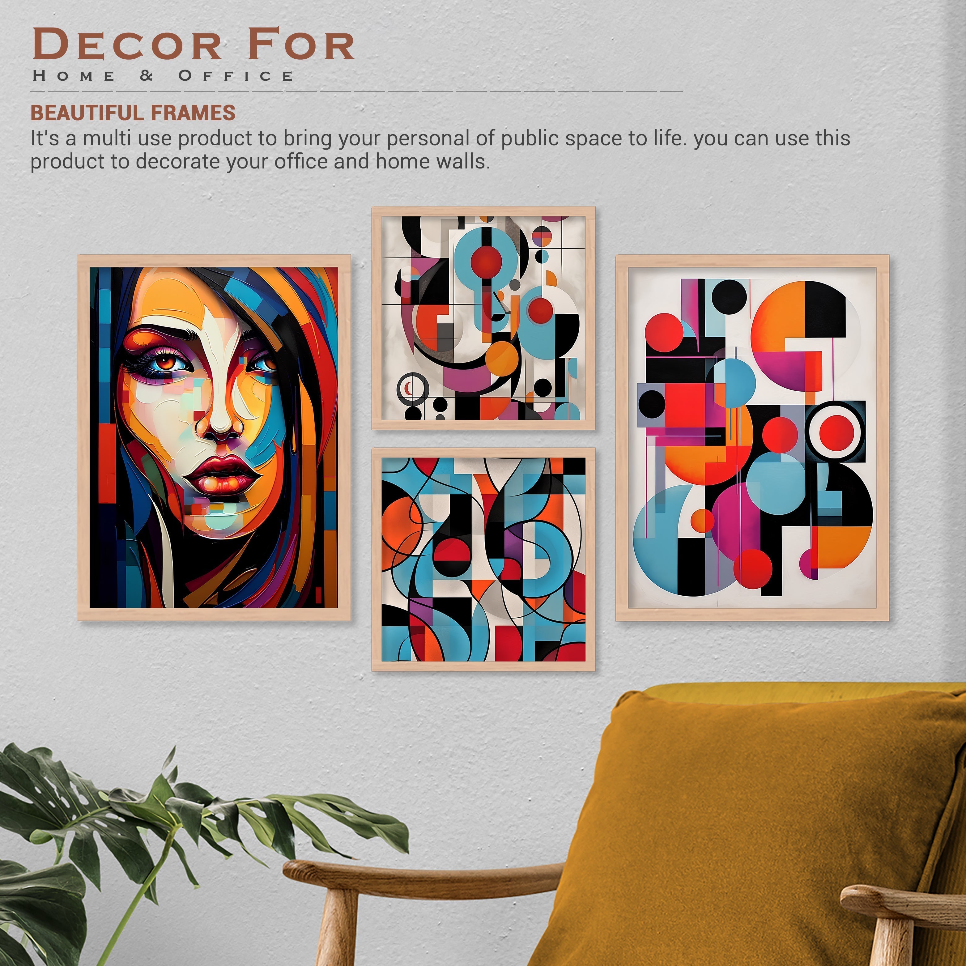 Lady Face Design Art