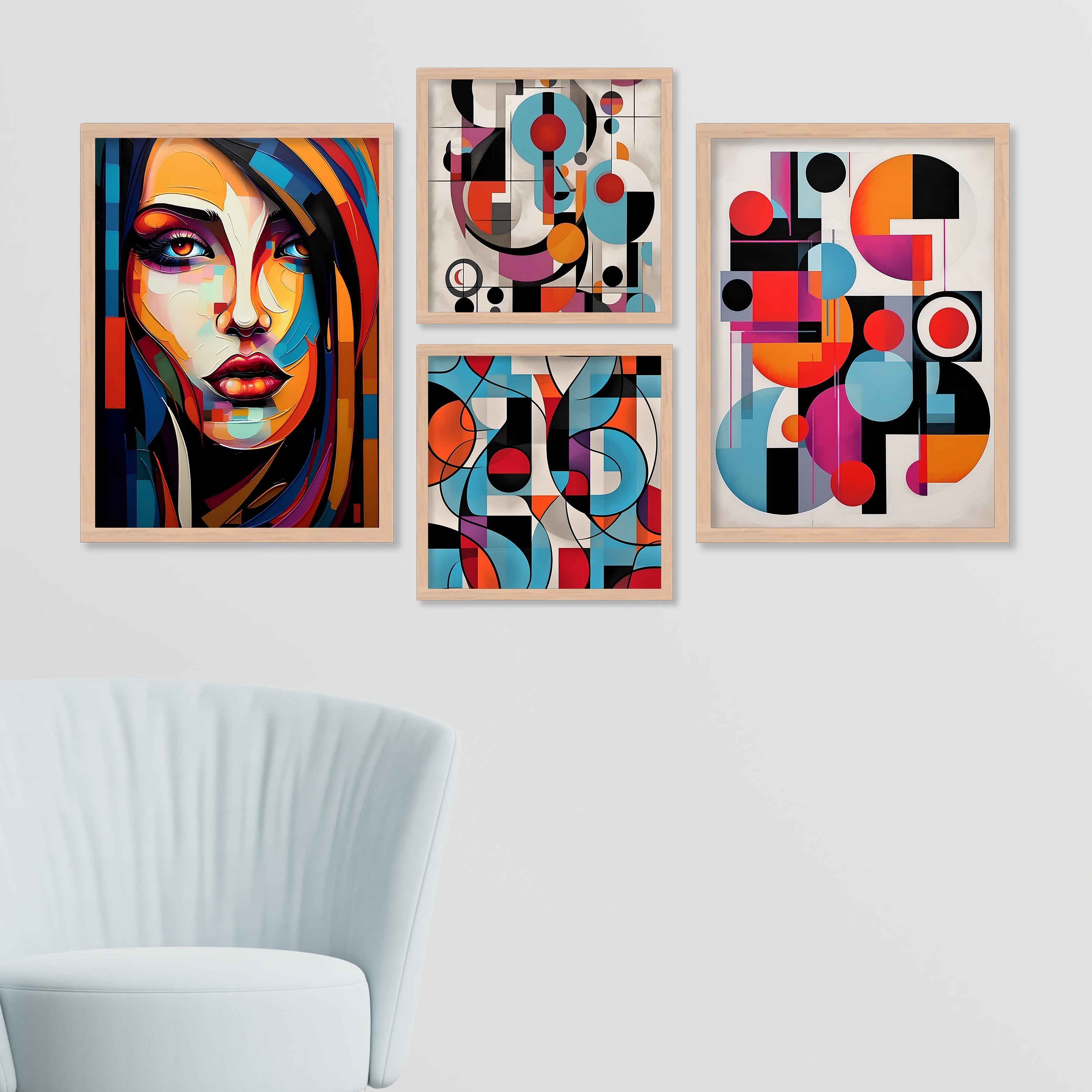 Lady Face Design Art