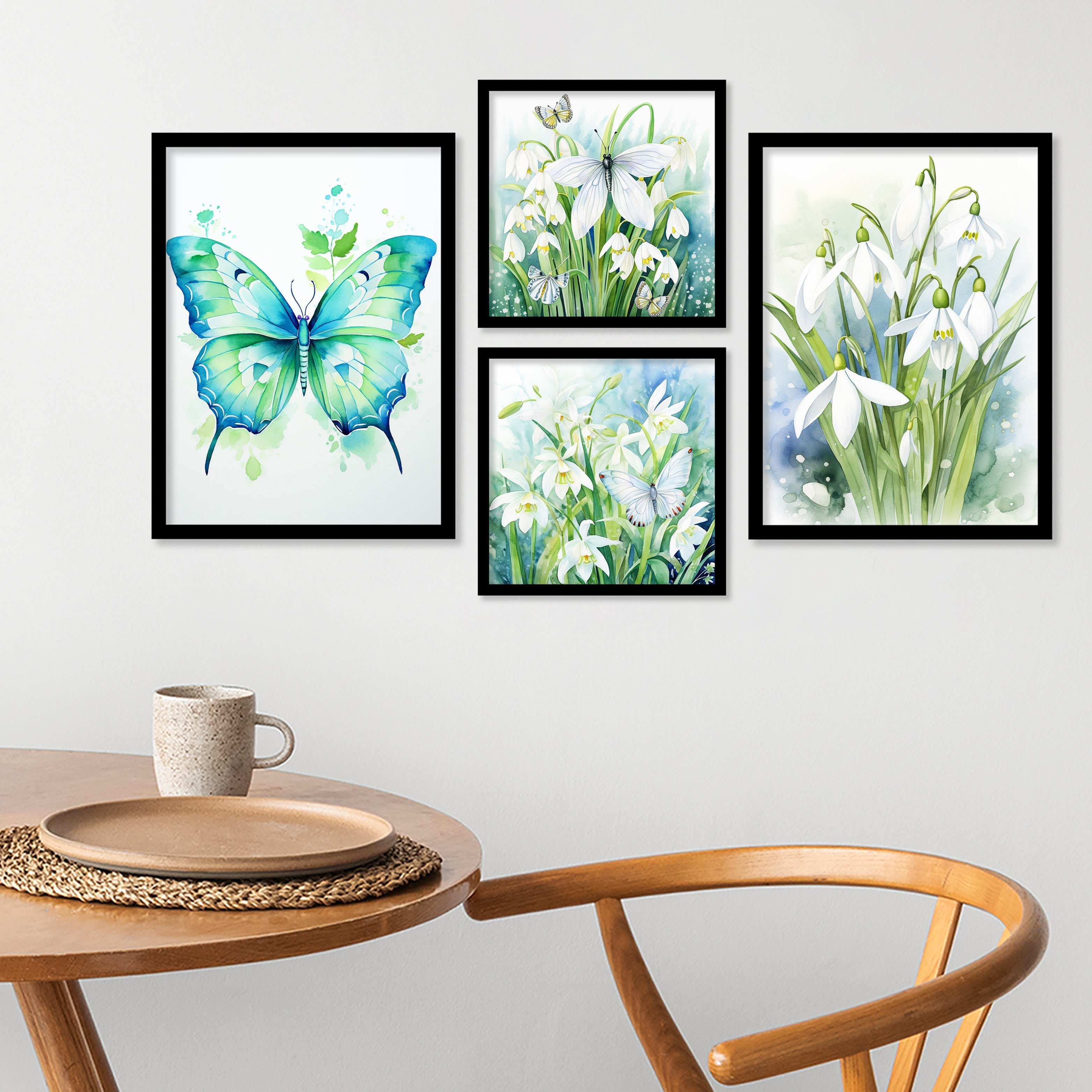 New Butterfly Art Wall Painting