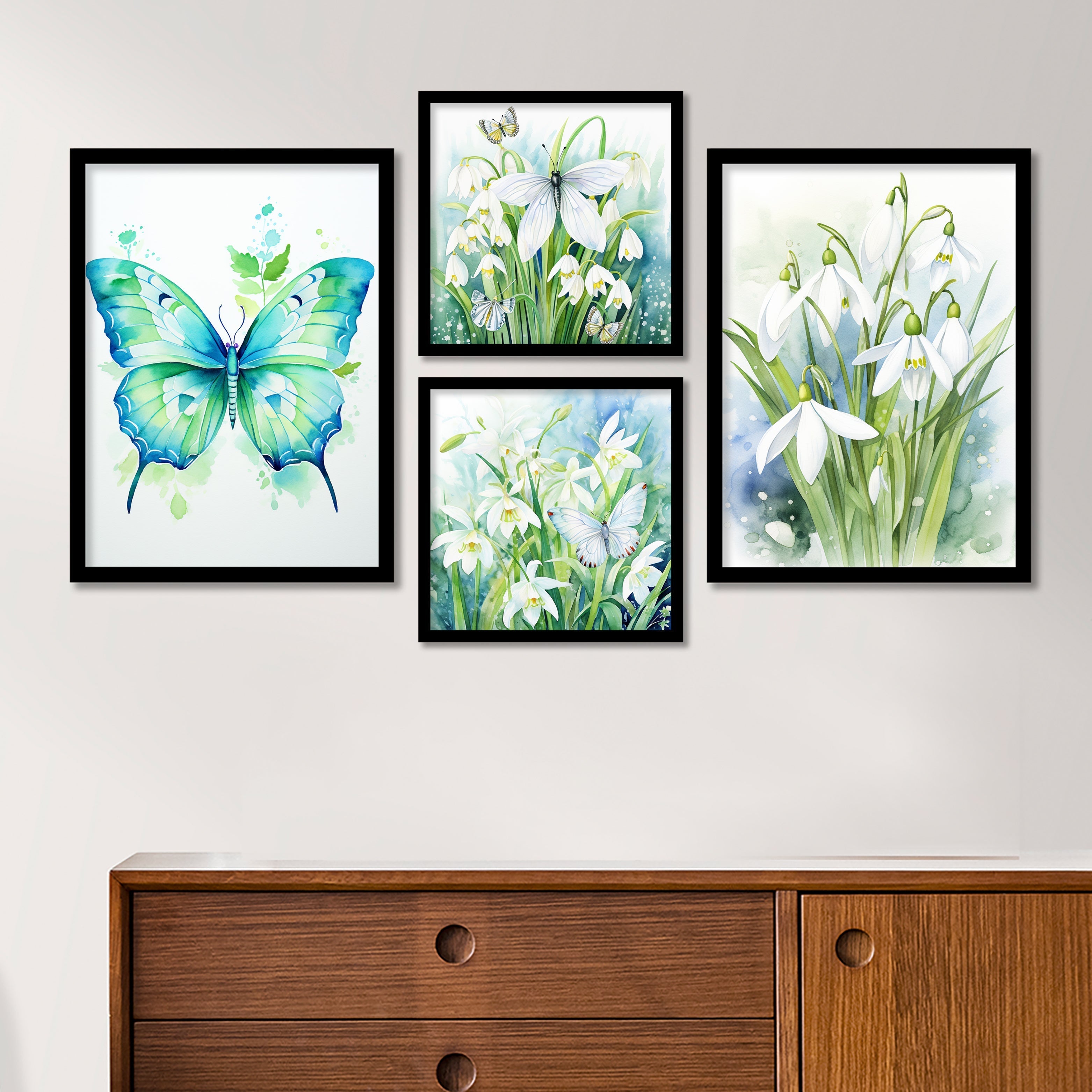 New Butterfly Art Wall Painting