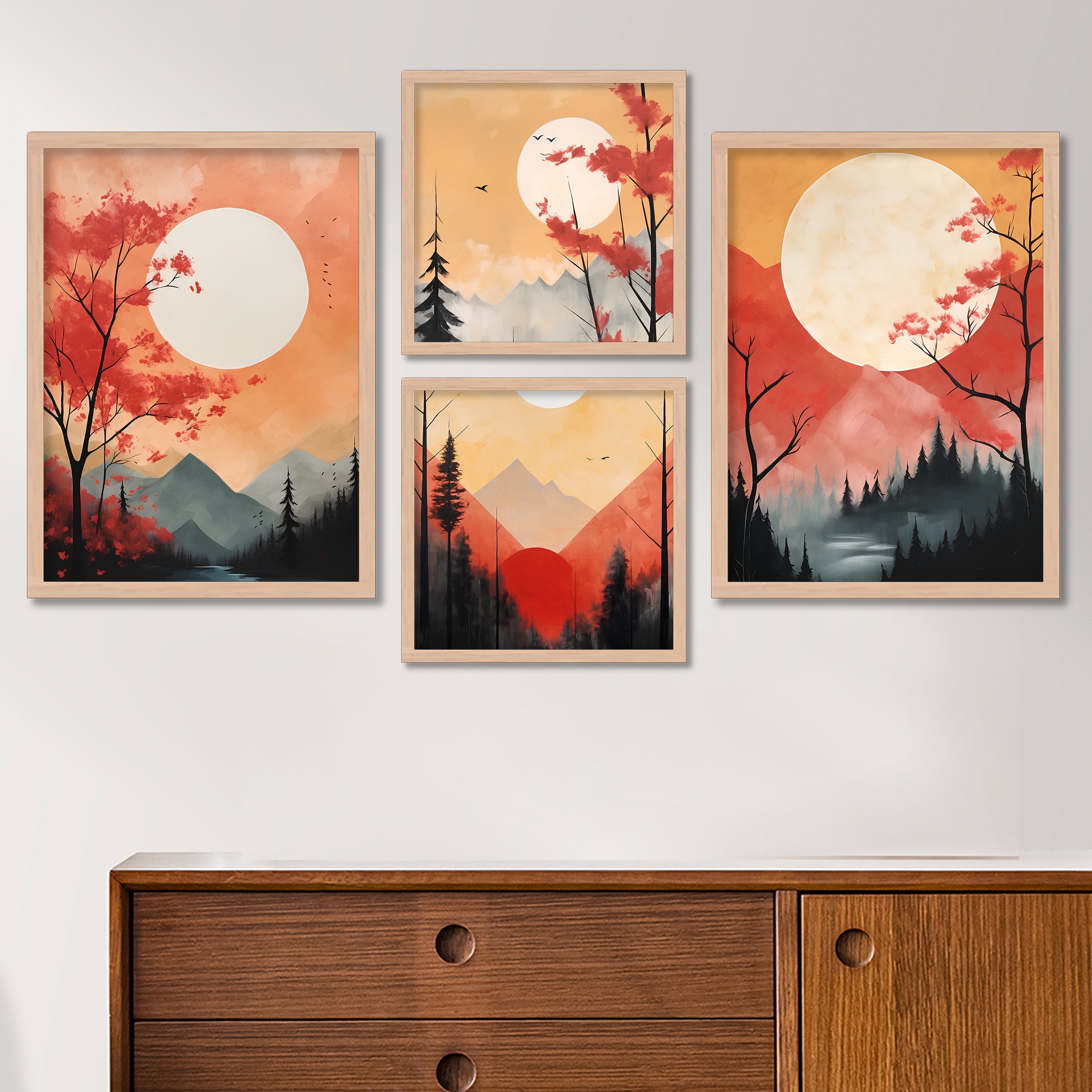 Mountain Riverside Sunset