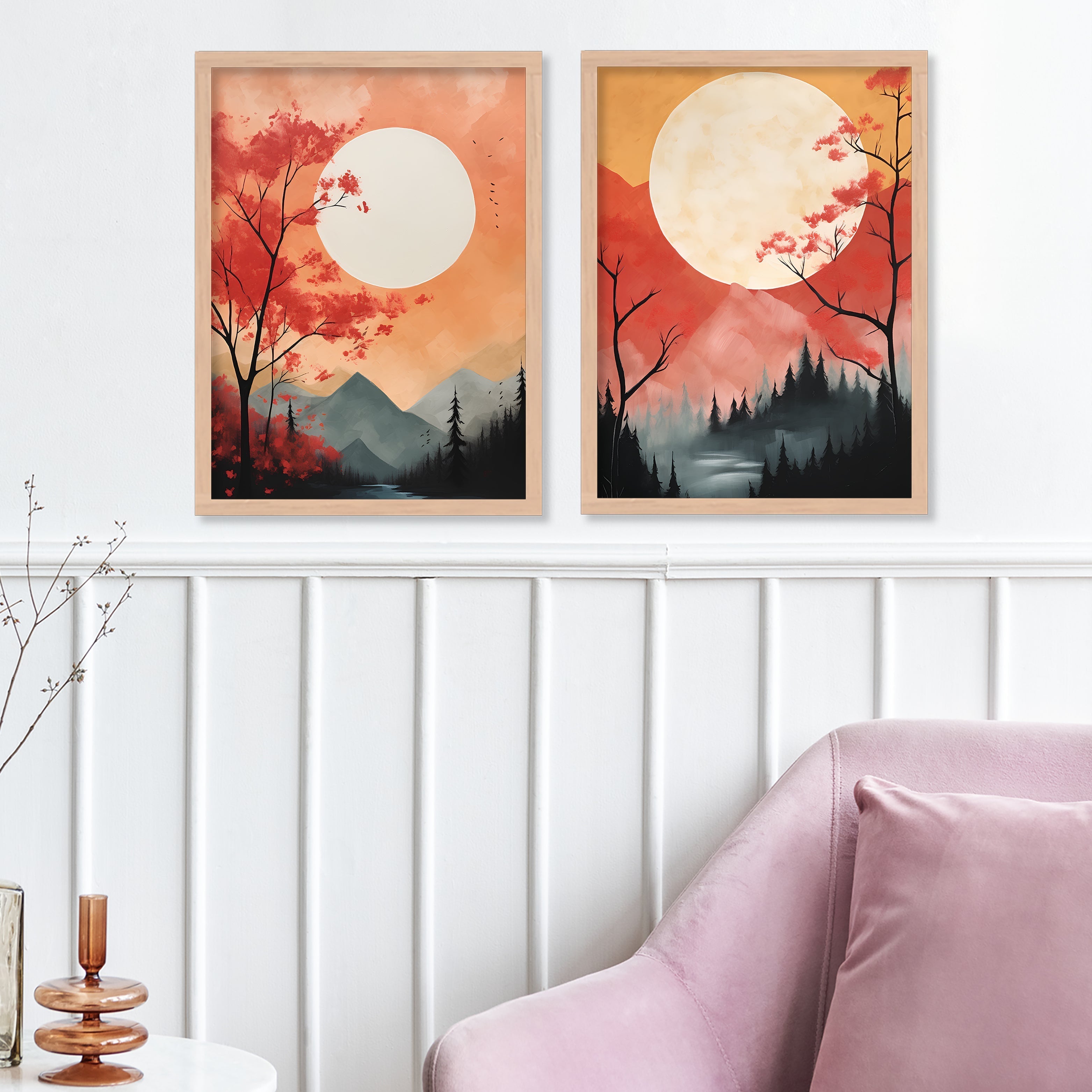 Mountain Riverside Sunset