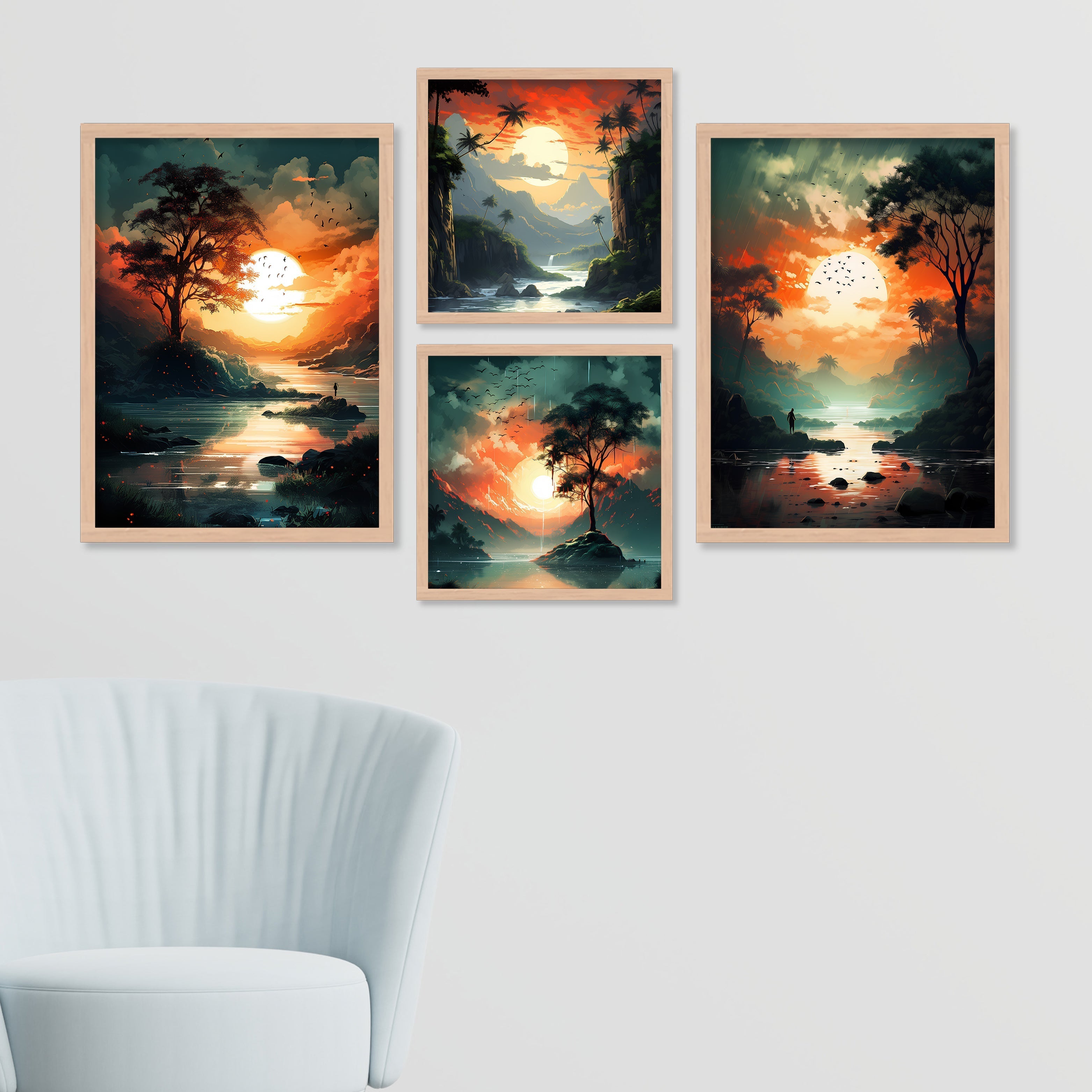 Mountain Riverside Sunset Melody