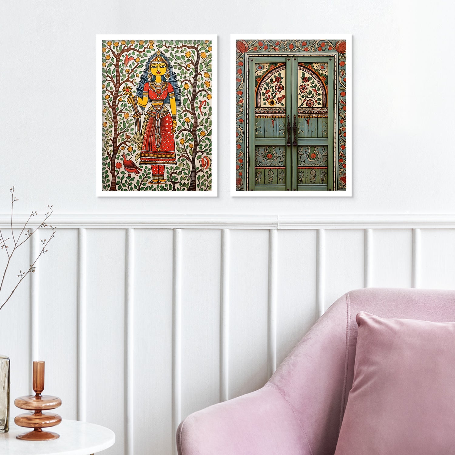 Fourfold Flower Fables Wall Painting